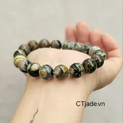 SGN 2106252 Trang Sức Phong Thủy Hộ Mệnh | Vòng Tay Đá Bumblebee Jasper 10ly, CTjade.vn