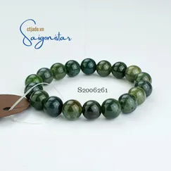 Mẫu S2006261 | Vòng Tay Đá Indian Agate 10ly | Trang sức cao cấp thương hiệu Việt Saigonistar