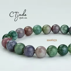 Mẫu 2006271 | Vòng Tay Đá Indian Agate 8ly | Trang sức cao cấp thương hiệu Việt CTjade
