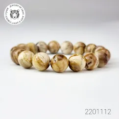 Vòng Fossil Đá Gỗ Hóa Thạch Mẫu 2201112 | Trang Sức Cao Cấp Thương Hiệu Việt CTjade