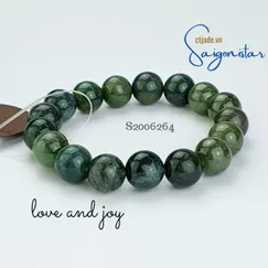 Mẫu S2006264 | Vòng Tay Đá Jade & Indian Agate 10ly | Trang sức cao cấp thương hiệu Việt Saigonistar