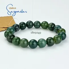 Mẫu 1809249 | Vòng Tay Đá Indian Agate 10ly | Trang sức cao cấp thương hiệu Việt Saigonistar