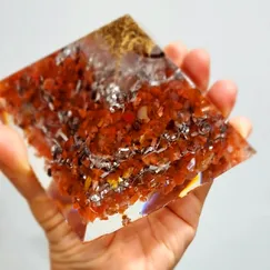Mẫu 2211067 Orgonite Kim tự tháp phong thủy, kim tự tháp năng lượng Crystal Light | CTjade