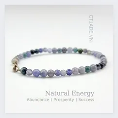 Mẫu số 2206286 Vòng tay may mắn đá Tourmaline thiên nhiên | CTjade