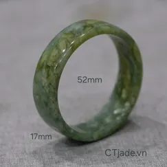 2409126 Vòng đá Serpentine cao cấp, đá Lục Yên  Triễn lãm online đá lục yên tại CTjade.vn