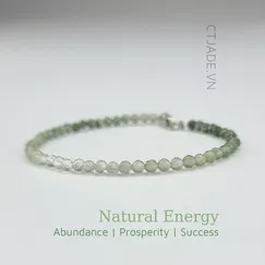 Mẫu 22061613 Vòng tay trang sức may mắn Prehnite CTjade