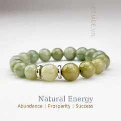 Mẫu 220615 Vòng tay hộ mệnh ngọc Cẩm thạch thiên nhiên CTjade