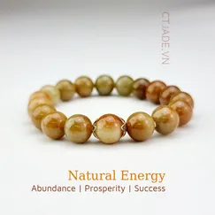 Mẫu 22060618 Vòng tay hộ thịnh vượng ngọc Cẩm thạch thiên nhiên CTjade