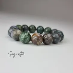 Mẫu Z2107114  Vòng Tay Đá Jasper CTjade | Trang Sức Phong Thủy Đá Thiên Nhiên