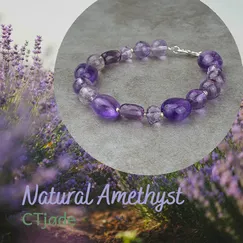 Vòng Tay Đá Amethyst | Mẫu 20090902 | Trang Sức Cao Cấp Thương Hiệu Việt CTjade
