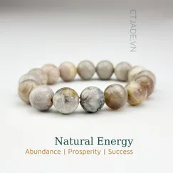 Mẫu 2206063.1 Vòng tay hộ mệnh đá San hô hóa thạch thiên nhiên CTjade