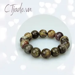 Vòng Tay Gỗ Hóa Thạch CTjade | Mẫu 20112813