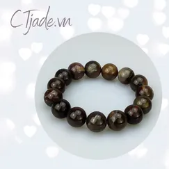Vòng Tay Gỗ Hóa Thạch CTjade | Mẫu 20112814
