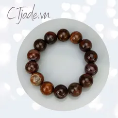 Vòng Tay Gỗ Hóa Thạch CTjade | Mẫu 20112810