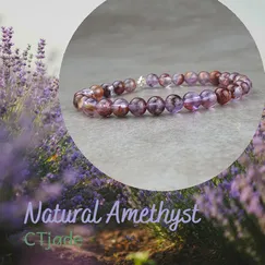 Vòng Tay Đá Amethyst | Mẫu 20090903 | Trang Sức Cao Cấp Thương Hiệu Việt CTjade