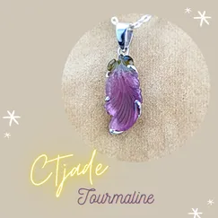 Mặt đá Tourmaline 20080405 | Trang sức đá thiên nhiên cao cấp thương hiệu Việt
