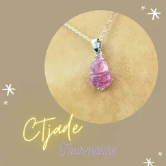 Mặt đá Tourmaline 20080403 | Trang sức đá thiên nhiên cao cấp thương hiệu Việt