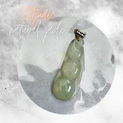 Mẫu Mặt dây chuyền Hạt Đậu đá Cẩm Thạch 20081905 | Trang sức cao cấp đá thiên nhiên CTjade