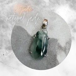 Mẫu Mặt dây chuyền Mặt Ngọc đá Cẩm Thạch 20081907 | Trang sức cao cấp đá thiên nhiên CTjade