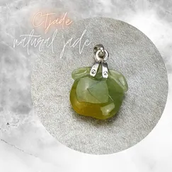 Mẫu Mặt dây chuyền Trái Táo đá Cẩm Thạch 20081912 | Trang sức cao cấp đá thiên nhiên CTjade