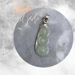 Mẫu Mặt dây chuyền Hạt Đậu đá Cẩm Thạch 20081909 | Trang sức cao cấp đá thiên nhiên CTjade