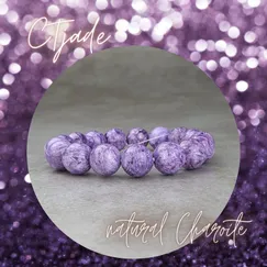 20081202 Vòng đá năng lượng may mắn, vòng tay đá Charoite, CTjade