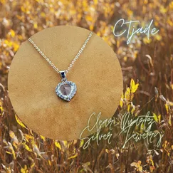 Mặt đá Thạch Anh Trắng 20080409 | Trang sức đá thiên nhiên cao cấp thương hiệu Việt