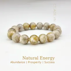 Mẫu 22060644 Vòng tay hộ mệnh đá San hô hóa thạch thiên nhiên CTjade