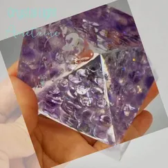 Mẫu P2109251 | Kim tự tháp mỹ thuật đá Fluorite thiên nhiên
