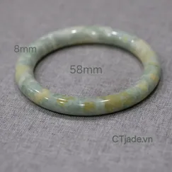 2409130 - Vòng tay đá Serpentine thiên nhiên cao cấp Saigonistar - CTjade.vn