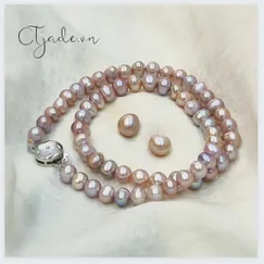 Mẫu số 2303200 - Trang sức phong thủy hộ mệnh vòng cổ Ngọc Trai Thiên Nhiên CTjade