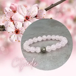 Mẫu Vòng Tay Đá Rose Quartz | 20091002 | Trang Sức Cao Cấp Thương Hiệu Việt CTjade