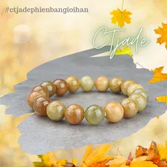 Mẫu Vòng Tay Đá Cẩm Thạch 10ly | NVH05185 | Trang sức cao cấp thương hiệu Việt CTjade