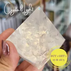 Kim Tự Tháp Đá Thạch Anh Hồng | Mẫu 2005146 | Crystal Light