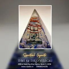 Mẫu 2210021 Kim tự tháp phong thủy, kim tự tháp năng lượng Crystal Light, Orgonite Crystal Light