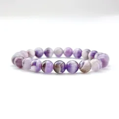 Mẫu 12120031 | Chuỗi tay đá thạch anh tím 8ly , trang sức phong thủy hộ mệnh CTjade