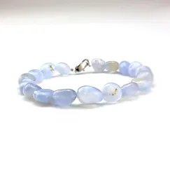 12.12 Sản phẩm tham gia chương trình đồng giá 120k, chuỗi đá Blue Lace Agate Thiên nhiên
