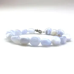 12.12 Sản phẩm tham gia chương trình đồng giá 120k, chuỗi đá Blue Lace Agate Thiên nhiên