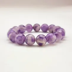 Mẫu 1212001 | Chuỗi tay đá thạch anh tím 12ly | CTjade