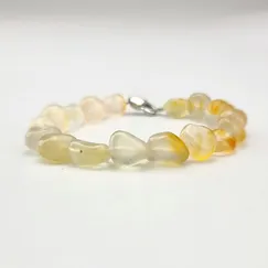 Trang sức đá phong thủy hộ mệnh, chuỗi đá Mã Não Thiên nhiên | Mẫu 1212010