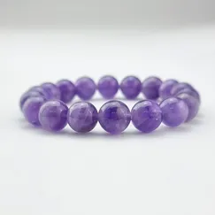 Mẫu 1212002 | Chuỗi tay đá thạch anh tím Amethyst 10ly | CTjade
