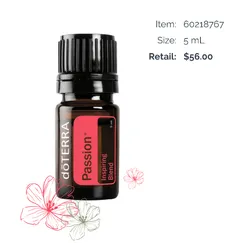 60218767 Hoàn tiền 38% giá bán, Tinh Dầu Passion Doterra