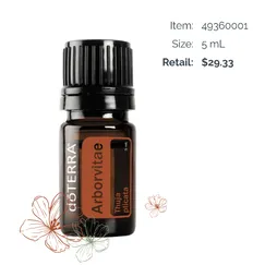 60209364 Tinh Dầu Tuyết Tùng Đỏ Arborvitae Doterra