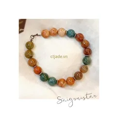 Mẫu S2006131 | Vòng Tay Indian Agate 8 ly | Trang Sức Cao Cấp Thương Hiệu Việt Saigonistar