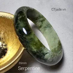 Vòng bản số 2311032, CTjade dòng trang sức đá Serpentine thiên nhiên 100%, CTjade.vn