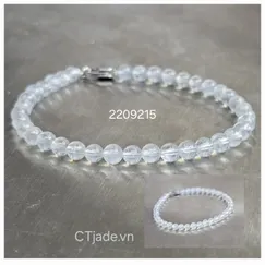 Mẫu số 2209215  Trang sức phong thủy hộ mệnh, vòng tay đá Aquamarine thiên nhiên CTjade