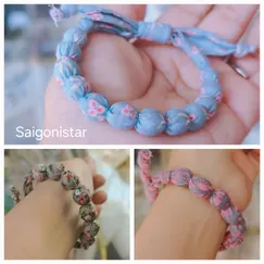 Lớp làm trang sức bằng vải, đồ handmade bằng vải Saigonistar