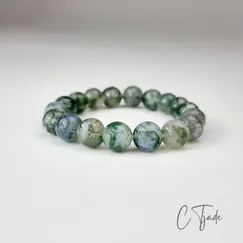 Mẫu 2107224 | Trang Sức Phong Thủy Thịnh Vượng | Vòng Tay Băng Ngọc Thủy Tảo CTjade