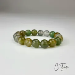 Mẫu 2107232 | Trang Sức Phong Thủy Thịnh Vượng | Vòng Tay Băng Ngọc Thủy Tảo CTjade