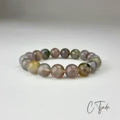 Mẫu 2107234B | Trang Sức Phong Thủy Thịnh Vượng | Vòng Tay Băng Ngọc Thủy Tảo CTjade